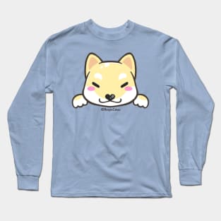 Cute Shiba Inu Puppy (Cream) Long Sleeve T-Shirt